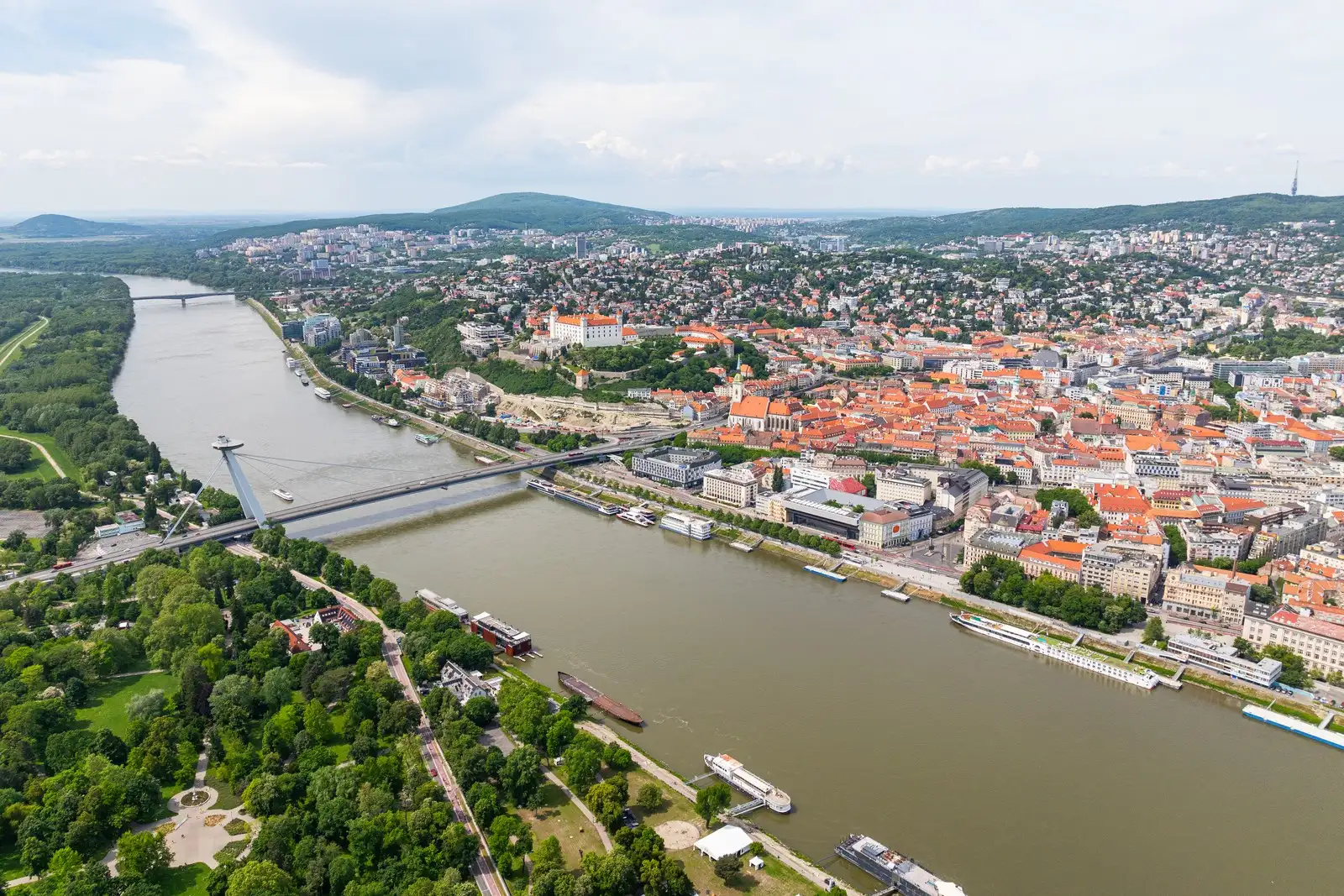 Bratislava — destination du transfert depuis l'aéroport de Prague