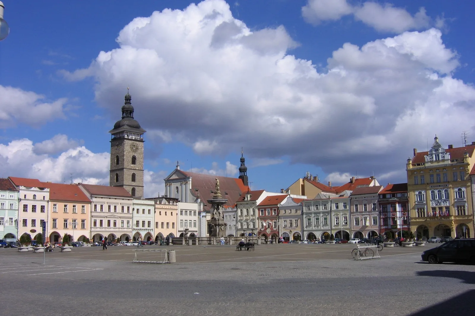 České Budějovice — destination du transfert depuis l'aéroport de Prague
