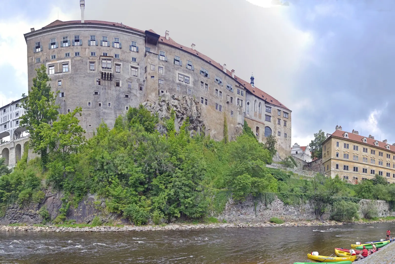 Český Krumlov — destination du transfert depuis l'aéroport de Prague
