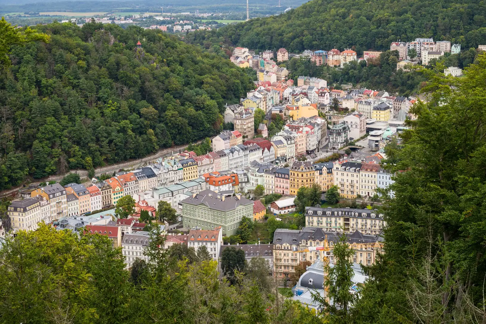 Karlovy Vary — destination du transfert depuis l'aéroport de Prague
