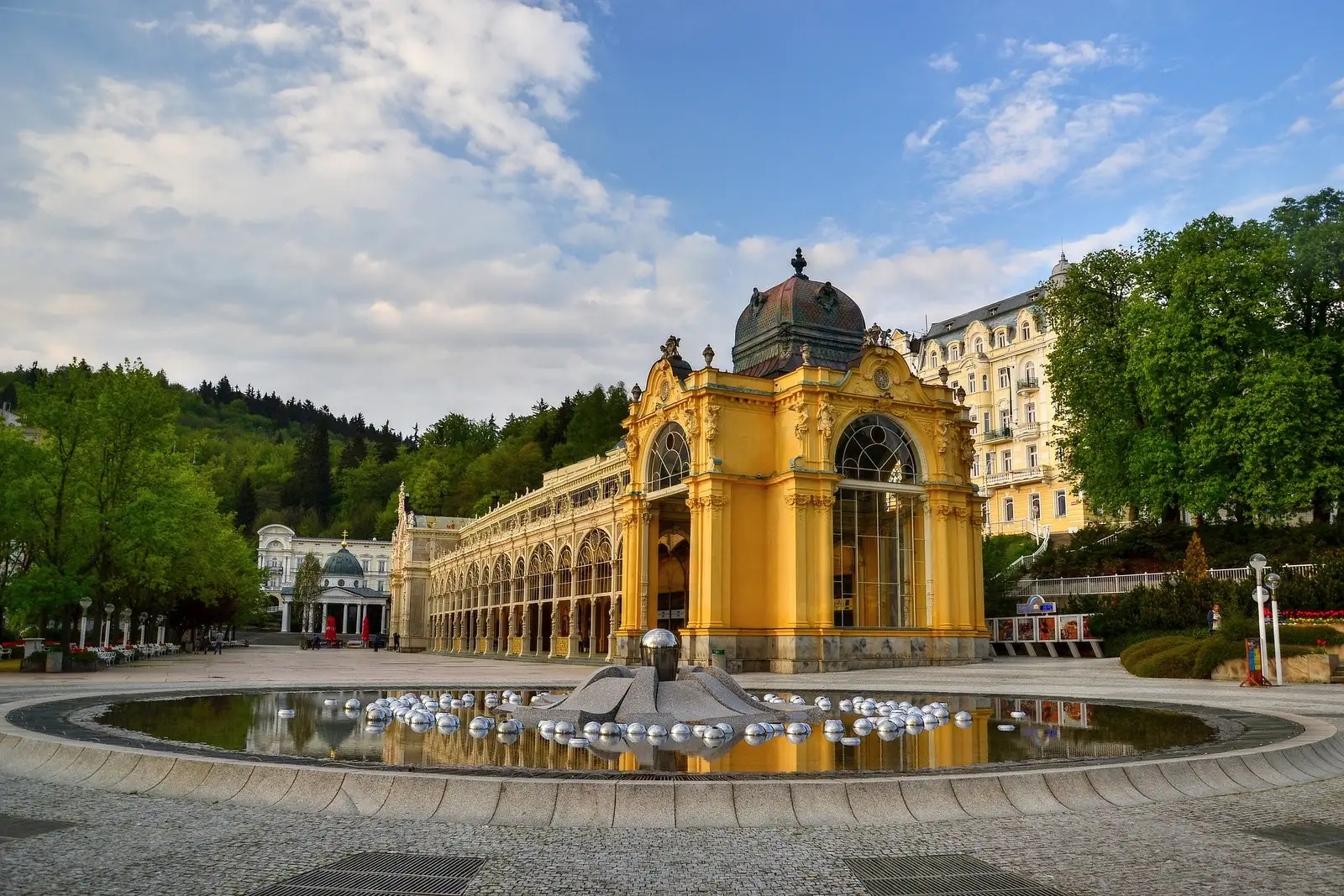 Mariánské Lázně — destination du transfert depuis l'aéroport de Prague