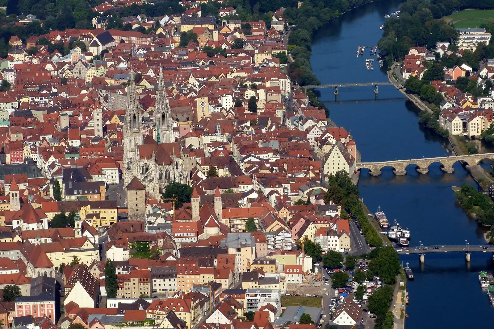 Ratisbonne — destination du transfert depuis l'aéroport de Prague