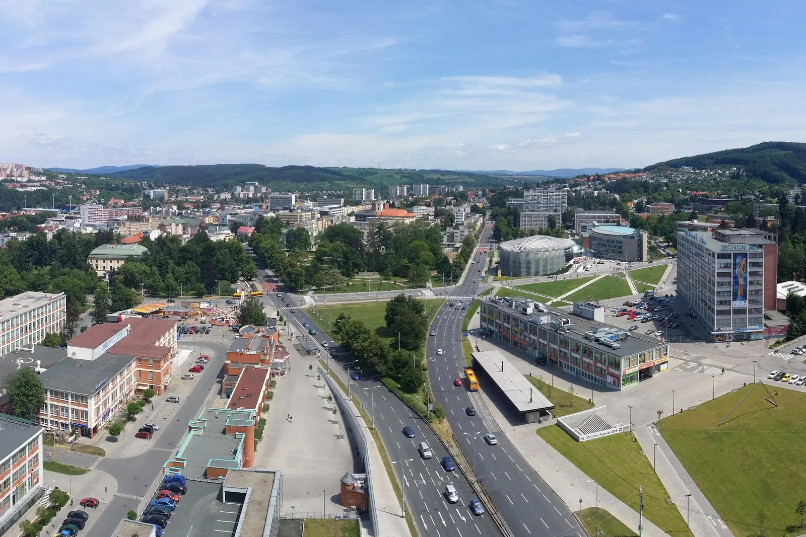 Zlín — destination du transfert depuis l'aéroport de Prague