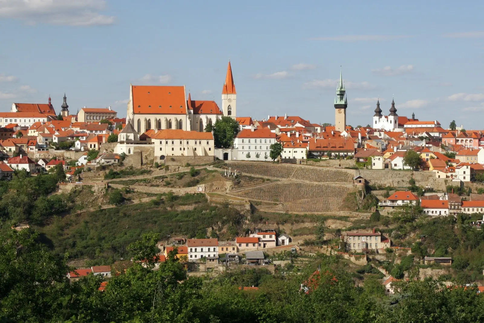 Znojmo — destination du transfert depuis l'aéroport de Prague